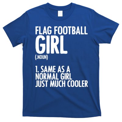Flag Football Definition American Football Player Meaningful Gift T-Shirt