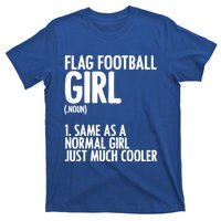 Flag Football Definition American Football Player Meaningful Gift T-Shirt