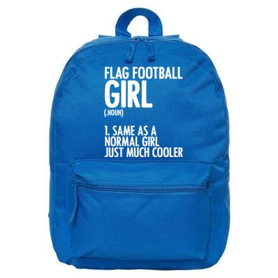 Flag Football Definition American Football Player Meaningful Gift 16 in Basic Backpack