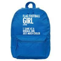 Flag Football Definition American Football Player Meaningful Gift 16 in Basic Backpack