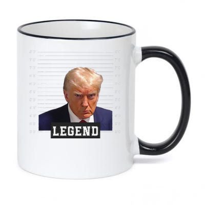 Funny Free Donald Trump Mug Shot Republican President MAGA 2024 Cute 11oz Black Color Changing Mug