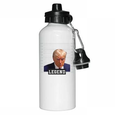 Funny Free Donald Trump Mug Shot Republican President MAGA 2024 Cute Aluminum Water Bottle