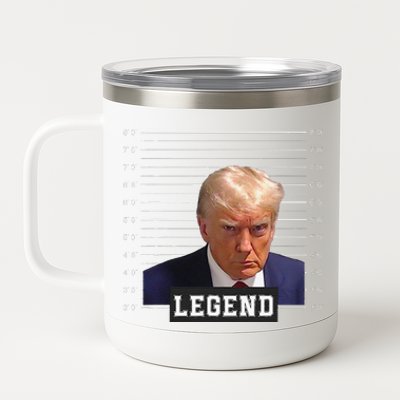 Funny Free Donald Trump Mug Shot Republican President MAGA 2024 Cute 12 oz Stainless Steel Tumbler Cup