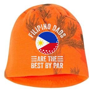 Filipino Flag Dads Are The Best By Par Philippines Golf Lover Kati - Camo Knit Beanie