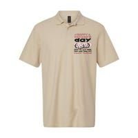 Funny FatherS Day From The Best Thing That Ever Came Out Your Balls Softstyle Adult Sport Polo