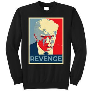 Funny Free Donald Trump Mug Shot Republican Revenge MAGA 2024 Sweatshirt