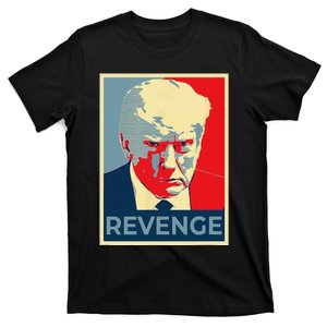 Funny Free Donald Trump Mug Shot Republican Revenge MAGA 2024 T-Shirt