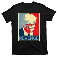 Funny Free Donald Trump Mug Shot Republican Revenge MAGA 2024 T-Shirt