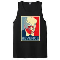 Funny Free Donald Trump Mug Shot Republican Revenge MAGA 2024 PosiCharge Competitor Tank