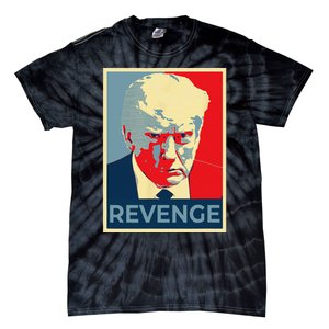 Funny Free Donald Trump Mug Shot Republican Revenge MAGA 2024 Tie-Dye T-Shirt