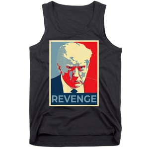 Funny Free Donald Trump Mug Shot Republican Revenge MAGA 2024 Tank Top