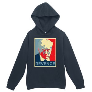 Funny Free Donald Trump Mug Shot Republican Revenge MAGA 2024 Urban Pullover Hoodie