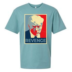 Funny Free Donald Trump Mug Shot Republican Revenge MAGA 2024 Sueded Cloud Jersey T-Shirt