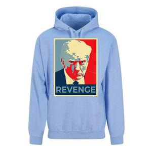 Funny Free Donald Trump Mug Shot Republican Revenge MAGA 2024 Unisex Surf Hoodie