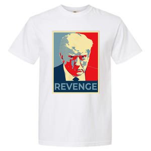 Funny Free Donald Trump Mug Shot Republican Revenge MAGA 2024 Garment-Dyed Heavyweight T-Shirt