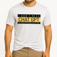 Funny Fathers Day Nerd Gift From Daughter To Dad Chat GPT Performance Shirt