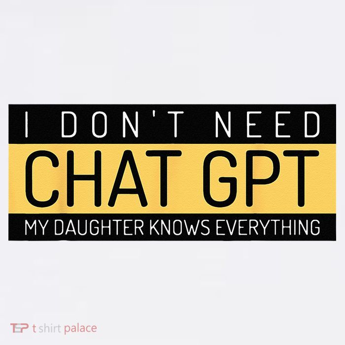 Funny Fathers Day Nerd Gift From Daughter To Dad Chat GPT Trucker Hat