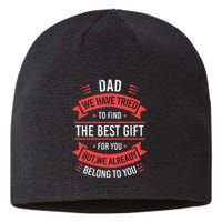 Funny Fathers Day For Dad From Daughters Fathers Day Sustainable Beanie