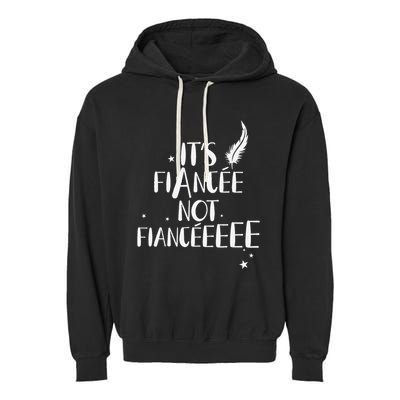 Funny FiancéE Engagement Bridal Proposal Wizard Wand Bride Garment-Dyed Fleece Hoodie