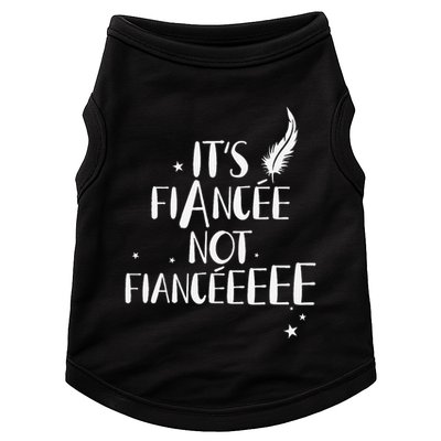 Funny FiancéE Engagement Bridal Proposal Wizard Wand Bride Doggie Tank