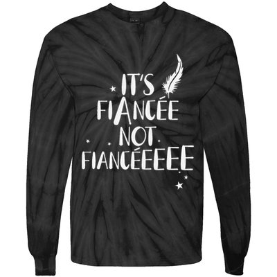 Funny FiancéE Engagement Bridal Proposal Wizard Wand Bride Tie-Dye Long Sleeve Shirt