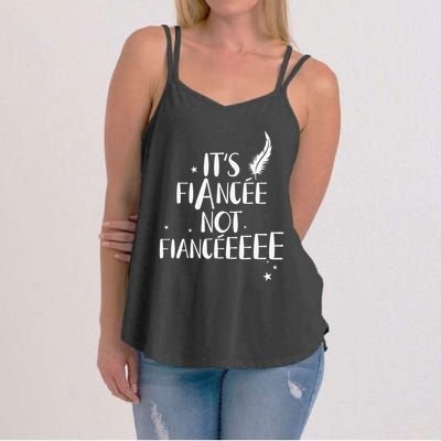 Funny FiancéE Engagement Bridal Proposal Wizard Wand Bride Women's Strappy Tank
