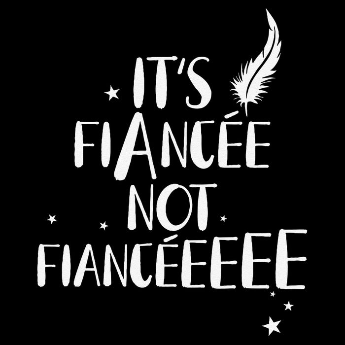 Funny FiancéE Engagement Bridal Proposal Wizard Wand Bride Cropped Pullover Crew