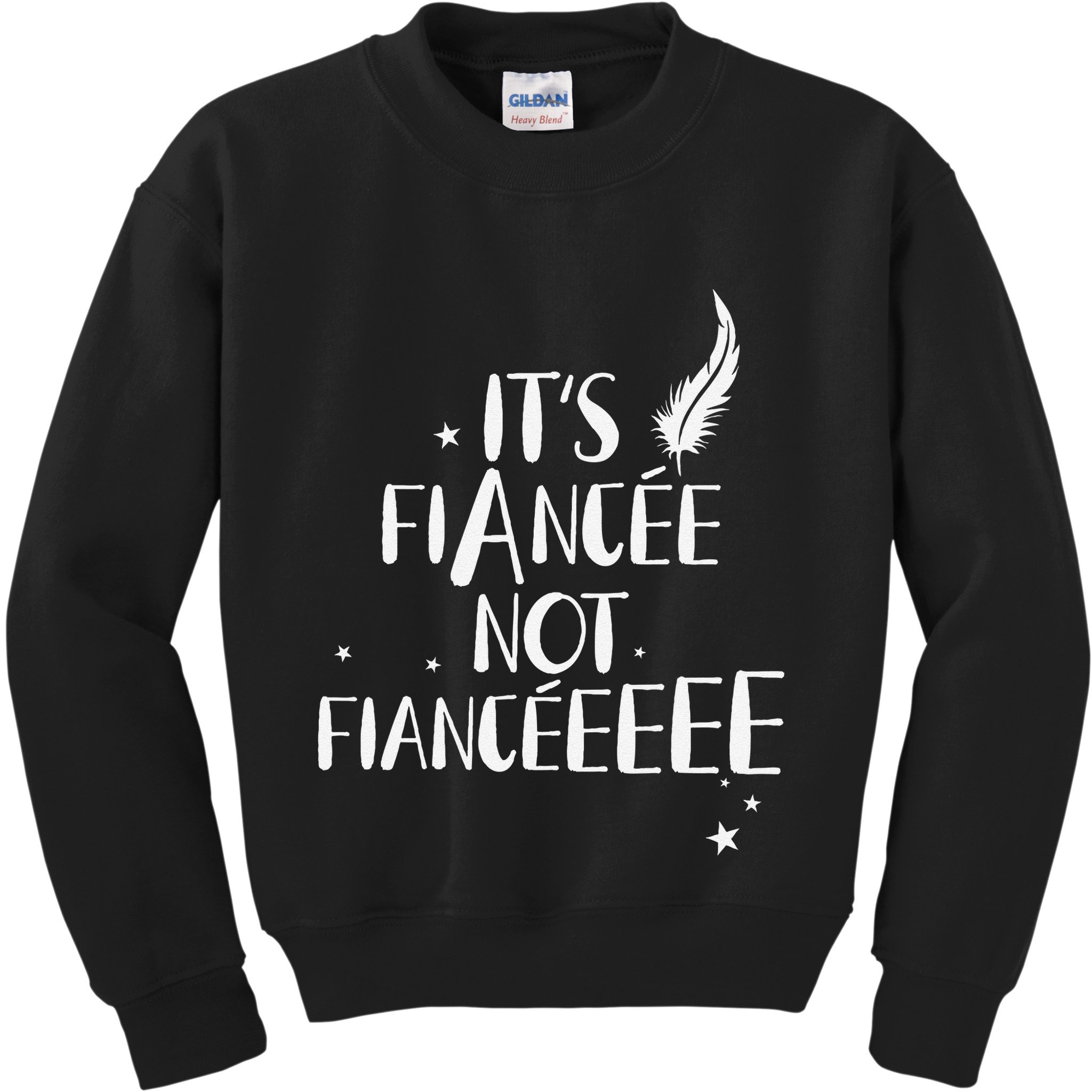 Funny FiancéE Engagement Bridal Proposal Wizard Wand Bride Kids Sweatshirt