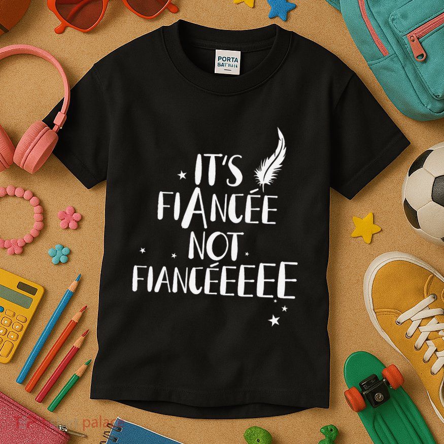 Funny FiancéE Engagement Bridal Proposal Wizard Wand Bride Kids T-Shirt
