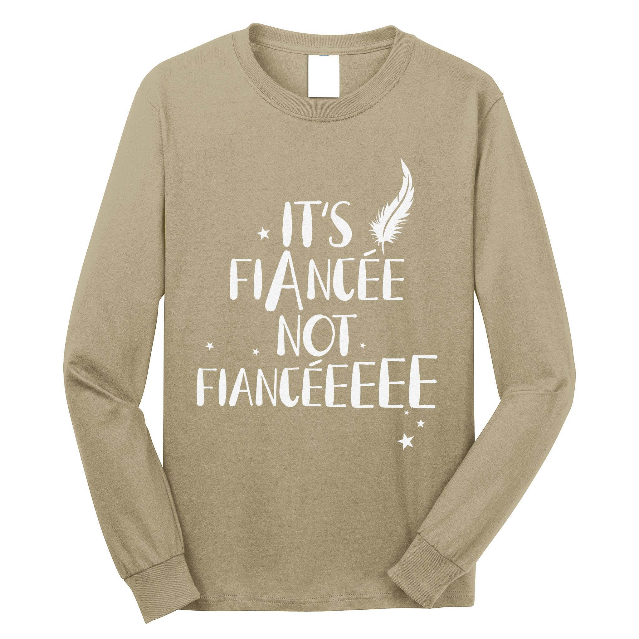 Funny FiancéE Engagement Bridal Proposal Wizard Wand Bride Long Sleeve Shirt