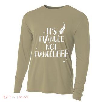 Funny FiancéE Engagement Bridal Proposal Wizard Wand Bride Cooling Performance Long Sleeve Crew