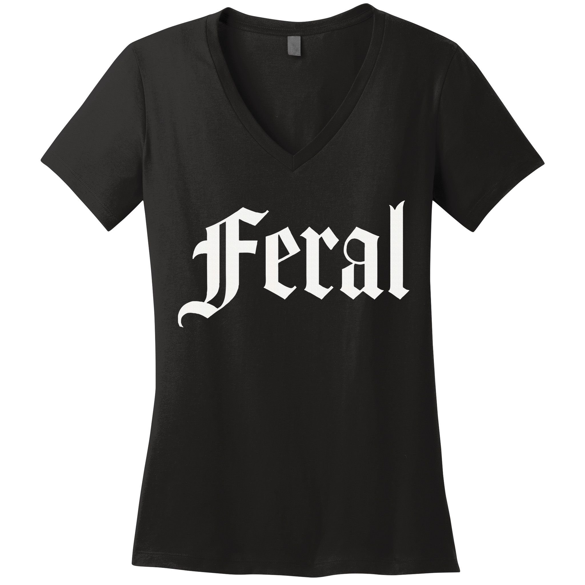 Feral Women's V-Neck T-Shirt