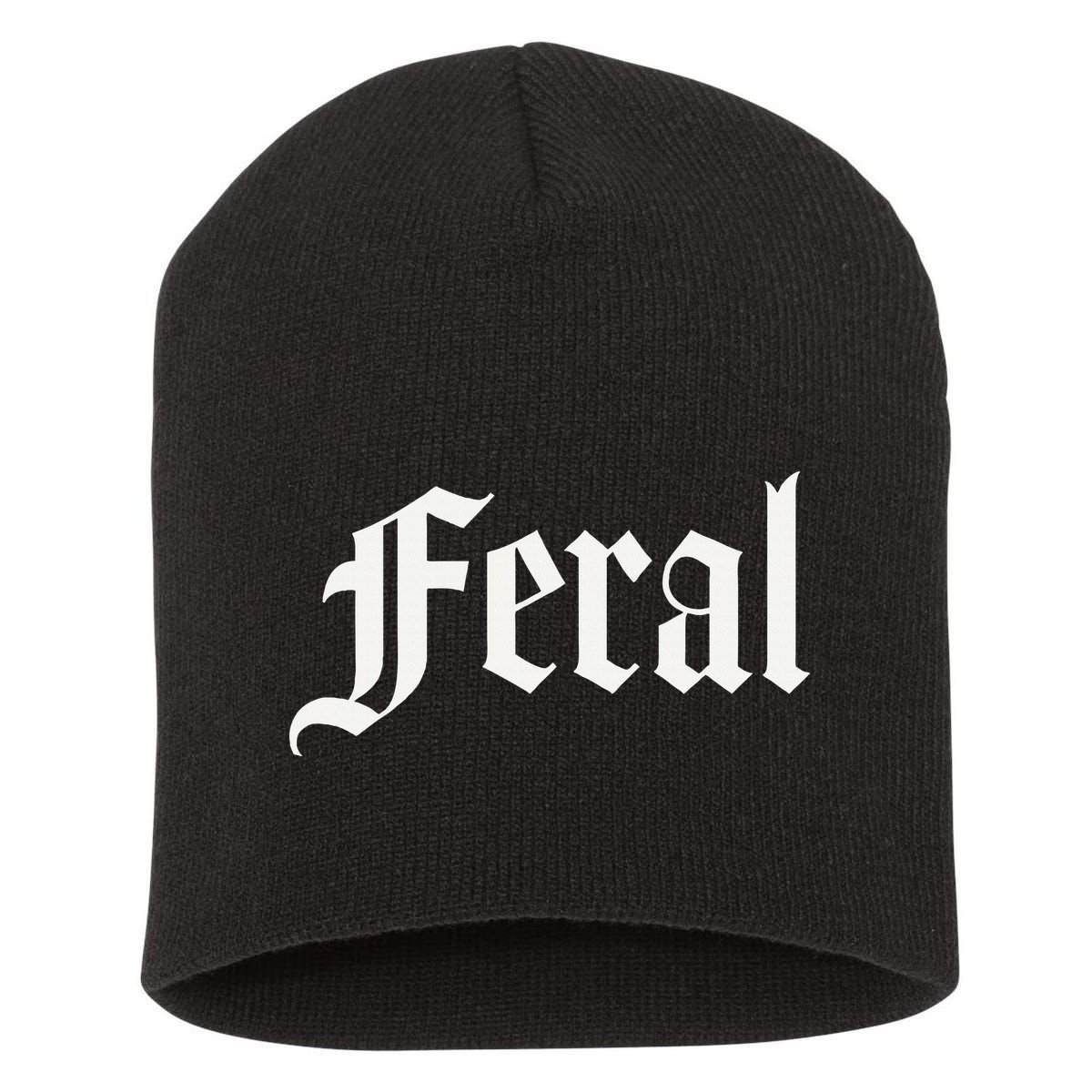 Feral Short Acrylic Beanie