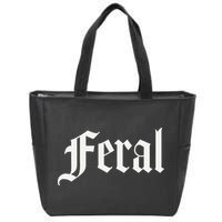 Feral Zip Tote Bag