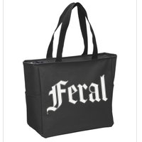 Feral Zip Tote Bag