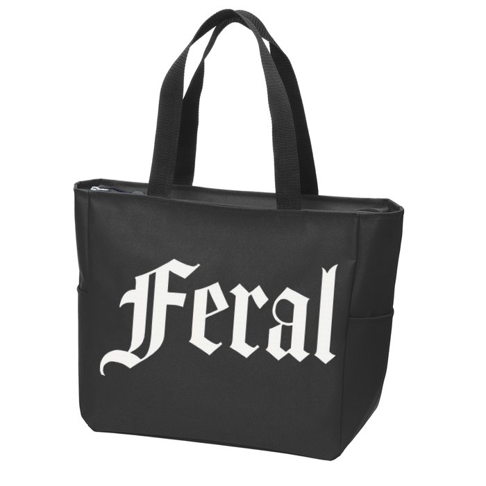 Feral Zip Tote Bag