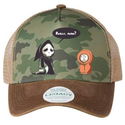 Friends For Ever Halloween Funny Legacy Tie Dye Trucker Hat