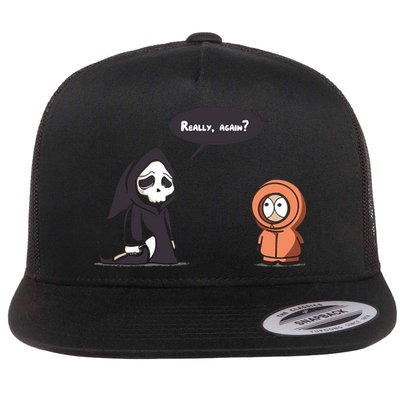 Friends For Ever Halloween Funny Flatbill Hat