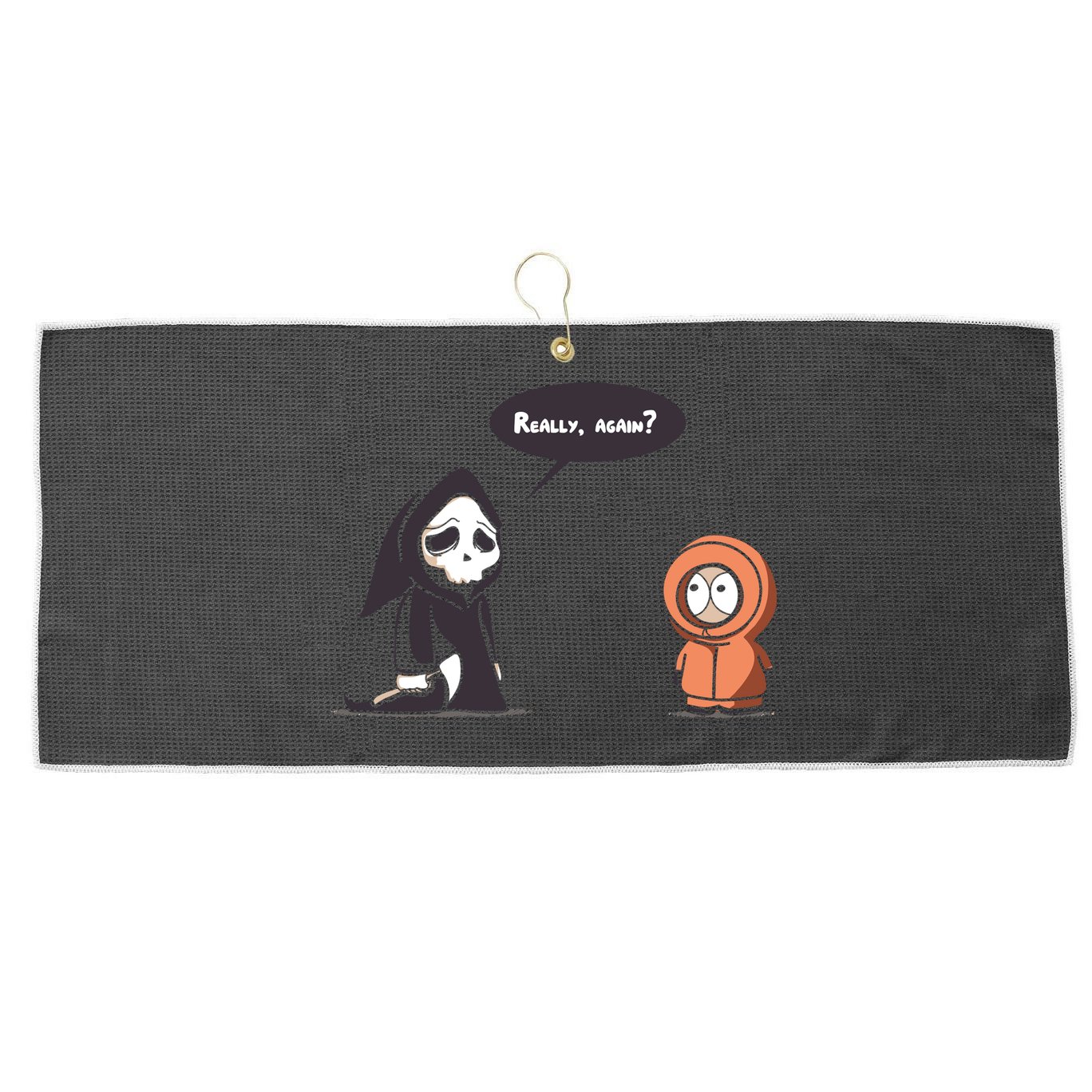 Friends For Ever Halloween Funny Large Microfiber Waffle Golf Towel