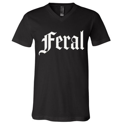 FERAL V-Neck T-Shirt
