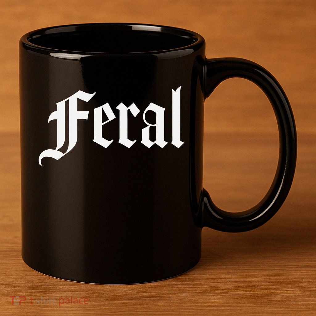 FERAL 11oz C Handle Ceramic Mug