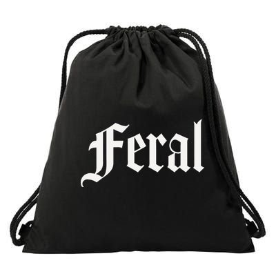 FERAL Drawstring Bag