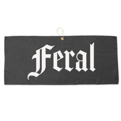 FERAL Large Microfiber Waffle Golf Towel