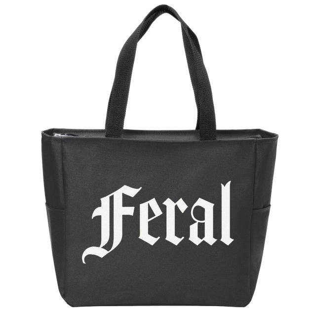 FERAL Zip Tote Bag