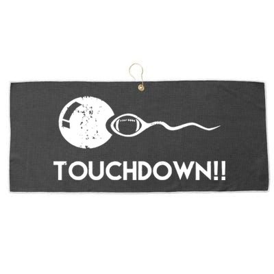 Funny Football Expectant Father Large Microfiber Waffle Golf Towel