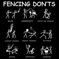 Fencing Cooling Performance Crew T-Shirt