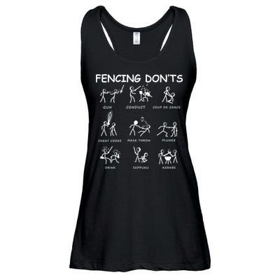 Fencing Ladies Essential Flowy Tank