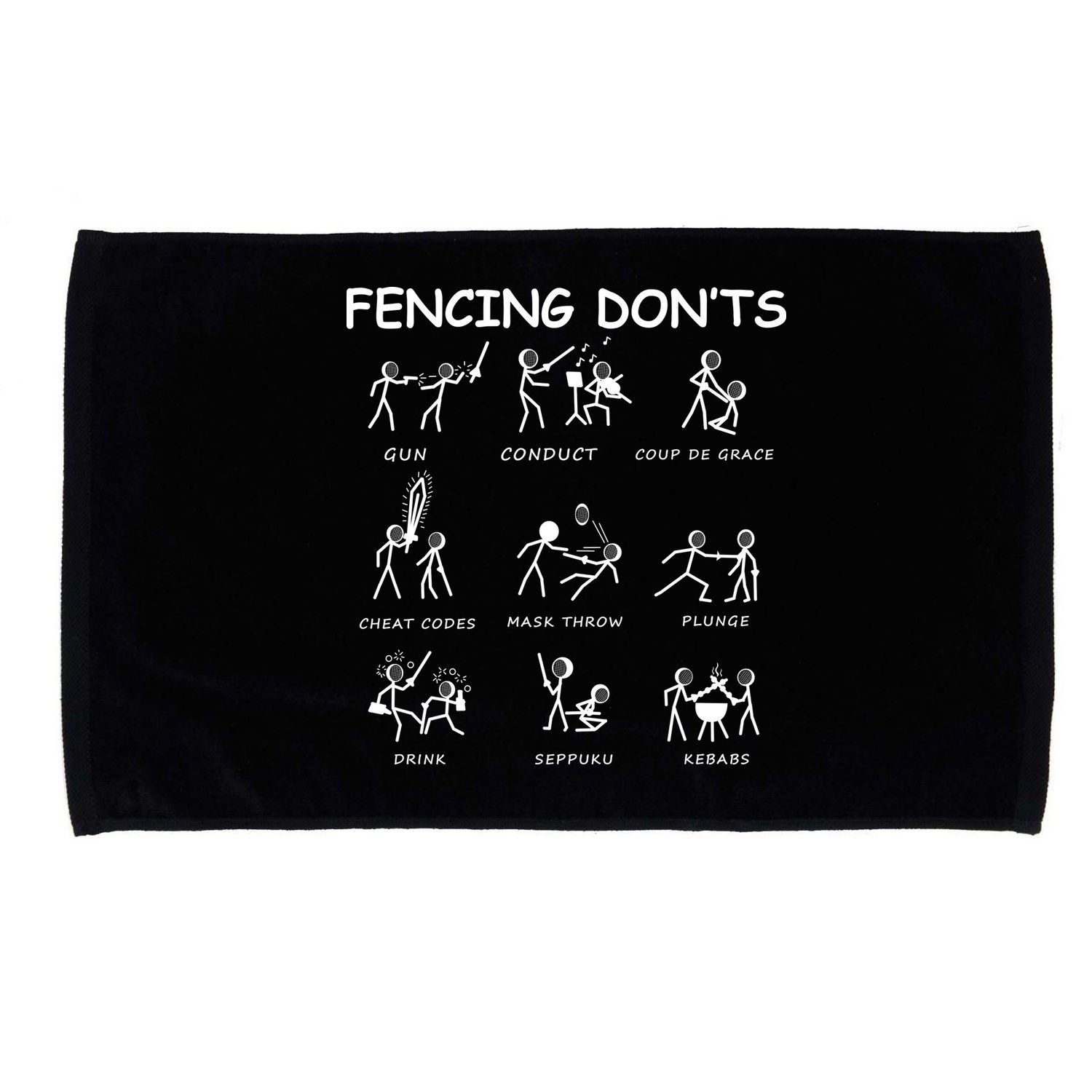 Fencing Microfiber Hand Towel