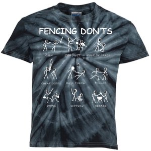 Fencing Kids Tie-Dye T-Shirt