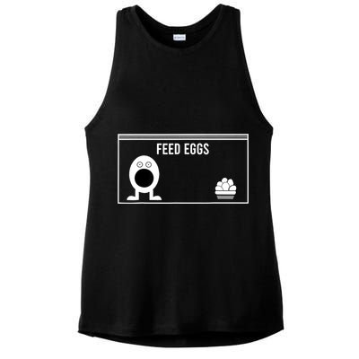 Funny Feed Eggs I Think You Should Leave Gifts For Men Ladies PosiCharge Tri-Blend Wicking Tank
